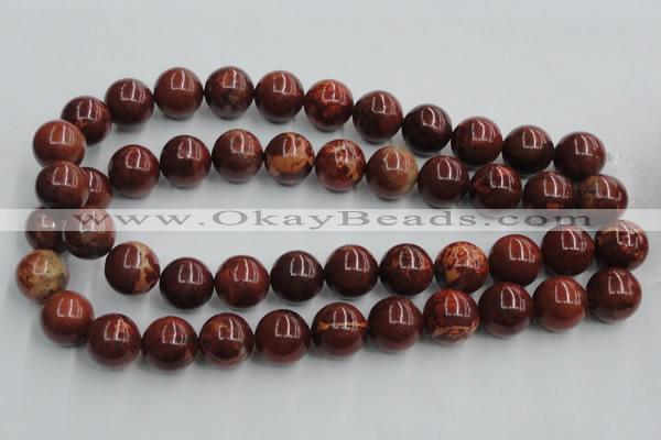 COP516 15.5 inches 18mm round red opal gemstone beads wholesale