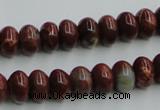 COP519 15.5 inches 6*10mm rondelle red opal gemstone beads wholesale