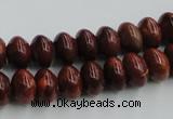 COP520 15.5 inches 7*12mm rondelle red opal gemstone beads wholesale