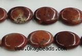 COP522 15.5 inches 13*18mm oval red opal gemstone beads wholesale