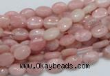 COP61 15.5 inches 6*8mm oval natural pink opal gemstone beads