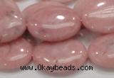 COP66 15.5 inches 18*25mm oval natural pink opal gemstone beads