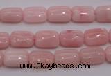 COP81 15.5 inches 8*12mm rectangle natural pink opal gemstone beads