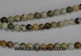 COS160 15.5 inches 4mm round ocean stone beads wholesale