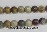 COS162 15.5 inches 8mm round ocean stone beads wholesale