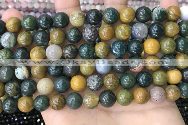 COS303 15.5 inches 10mm round ocean jasper beads wholesale