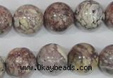 COT06 15.5 inches 18mm round osmanthus stone beads wholesale