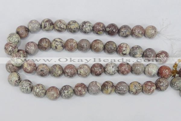 COT06 15.5 inches 18mm round osmanthus stone beads wholesale