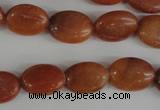 COV102 15.5 inches 12*16mm oval red aventurine beads wholesale