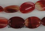 COV129 15.5 inches 13*18mm oval red agate beads wholesale