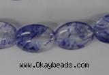 COV143 15.5 inches 13*18mm oval watermelon blue beads wholesale