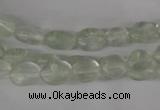 COV42 15.5 inches 8*10mm oval watermelon green beads wholesale