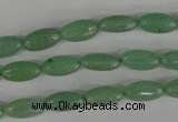 COV59 15.5 inches 6*12mm oval green aventurine beads wholesale