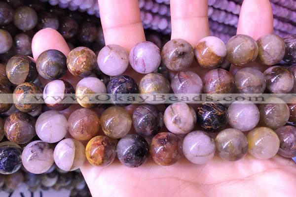 CPB1026 15.5 inches 12mm round natural pietersite beads