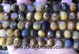 CPB1084 15.5 inches 12mm faceted round pietersite gemstone beads