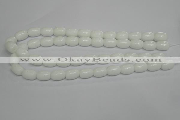 CPB12 15.5 inches 12*16mm drum white porcelain beads wholesale