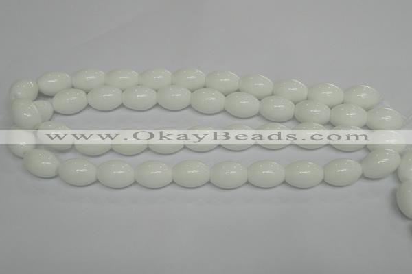 CPB19 15.5 inches 13*18mm rice white porcelain beads wholesale