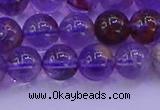 CPC602 15.5 inches 8mm round purple phantom quartz beads