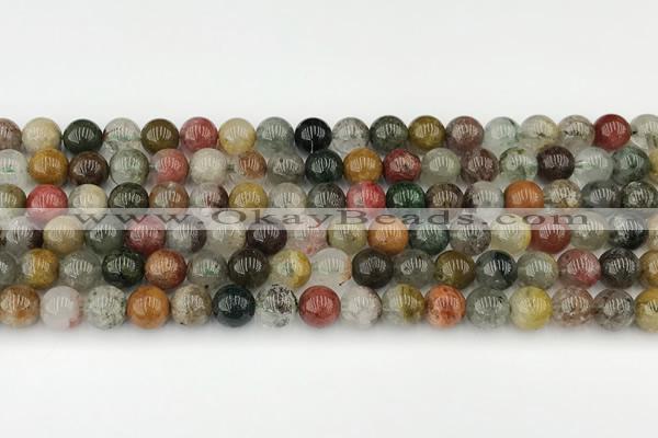 CPC671 15.5 inches 8mm round phantom quartz gemstone beads