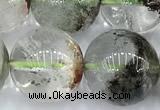 CPC699 15 inches 12mm - 13mm round phantom quartz beads