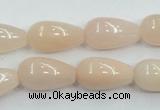 CPI03 15.5 inches 10*20mm teardrop pink aventurine jade beads