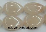 CPI05 15.5 inches 18*25mm flat teardrop pink aventurine jade beads