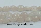 CPI07 15.5 inches 8*10mm oval pink aventurine jade beads wholesale