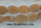 CPI101 15.5 inches 11*14mm oval pink aventurine jade beads