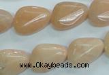 CPI104 15.5 inches 15*20mm nuggets pink aventurine jade beads