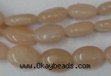 CPI151 15.5 inches 10*14mm oval pink aventurine jade beads