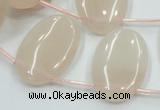 CPI17 15.5 inches 20*30mm top-drilled oval pink aventurine jade beads