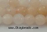 CPI211 15.5 inches 6mm faceted round pink aventurine jade beads