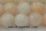 CPI214 15.5 inches 12mm faceted round pink aventurine jade beads