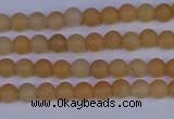 CPI300 15.5 inches 4mm round matte red aventurine beads wholesale