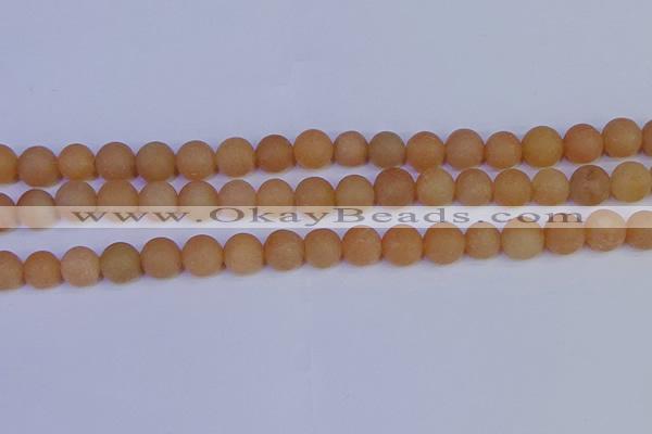 CPI304 15.5 inches 12mm round matte red aventurine beads wholesale