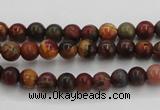 CPJ101 15.5 inches 6mm round picasso jasper gemstone beads wholesale