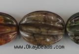 CPJ373 15.5 inches 25*32mm starfruit picasso jasper gemstone beads