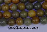 CPJ451 15.5 inches 6mm round wildhorse picture jasper beads