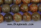 CPJ463 15.5 inches 10mm round African picture jasper beads