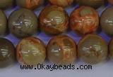 CPJ465 15.5 inches 14mm round African picture jasper beads