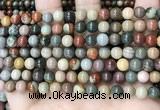 CPJ481 15.5 inches 6mm round polychrome jasper beads wholesale