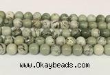 CPJ703 15.5 inches 10mm round greeting pine jasper beads