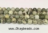 CPJ704 15.5 inches 12mm round greeting pine jasper beads