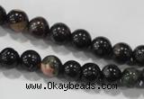 CPM01 15.5 inches 6mm round plum blossom jade beads wholesale