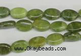 CPO33 15.5 inches 8*12mm oval olivine gemstone beads wholesale