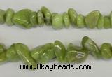 CPO40 15.5 inches 4*10mm – 10*12mm olivine chips beads wholesale