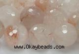 CPQ21 15.5 inches 4mm faceted round natural pink quartz beads