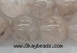 CPQ254 15.5 inches 12mm round natural pink quartz beads wholesale