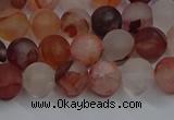 CPQ301 15.5 inches 6mm round matte pink quartz beads wholesale