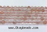 CPQ331 15.5 inches 8mm round pink quartz beads wholesale